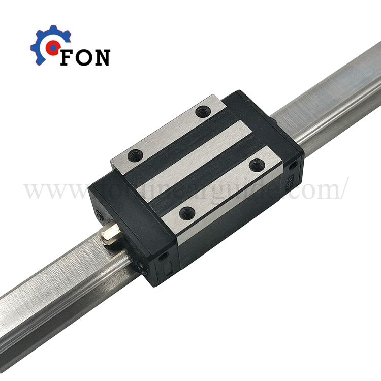 set of linear guides x-y axis guide slide block